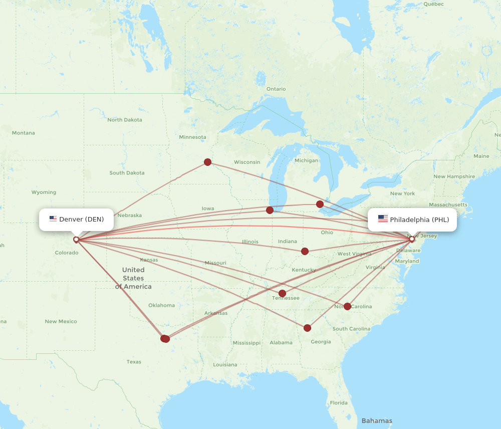 flights from philadelphia to denver
