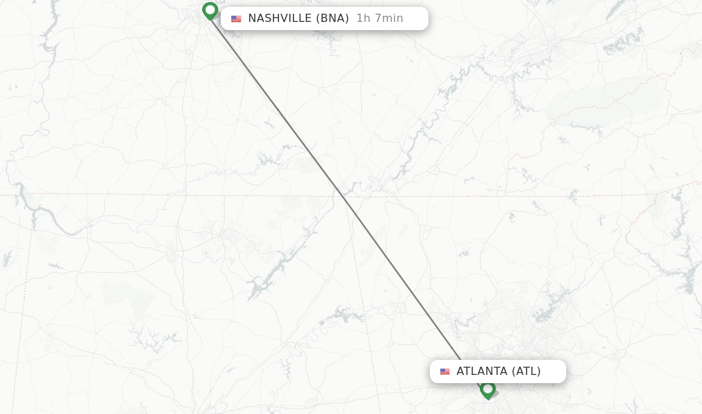 airfare from atlanta to nashville