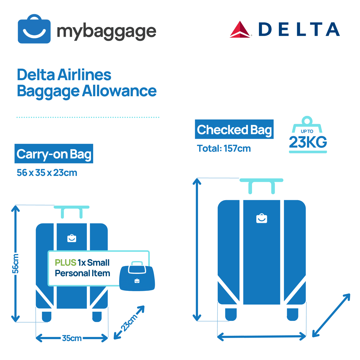 delta carry on size