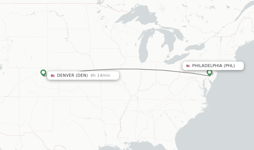flights from philadelphia to denver