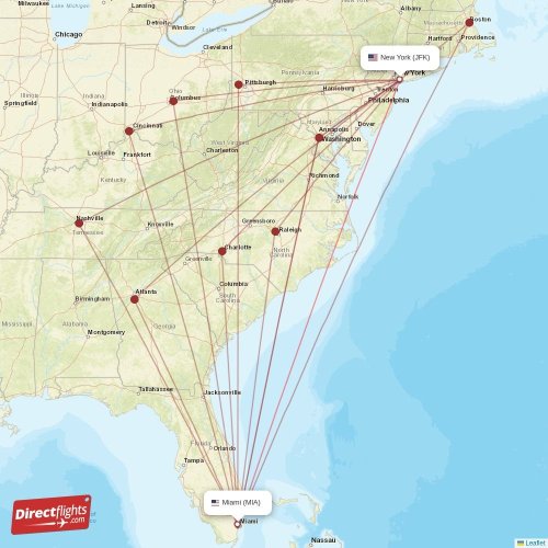 miami to nyc flights