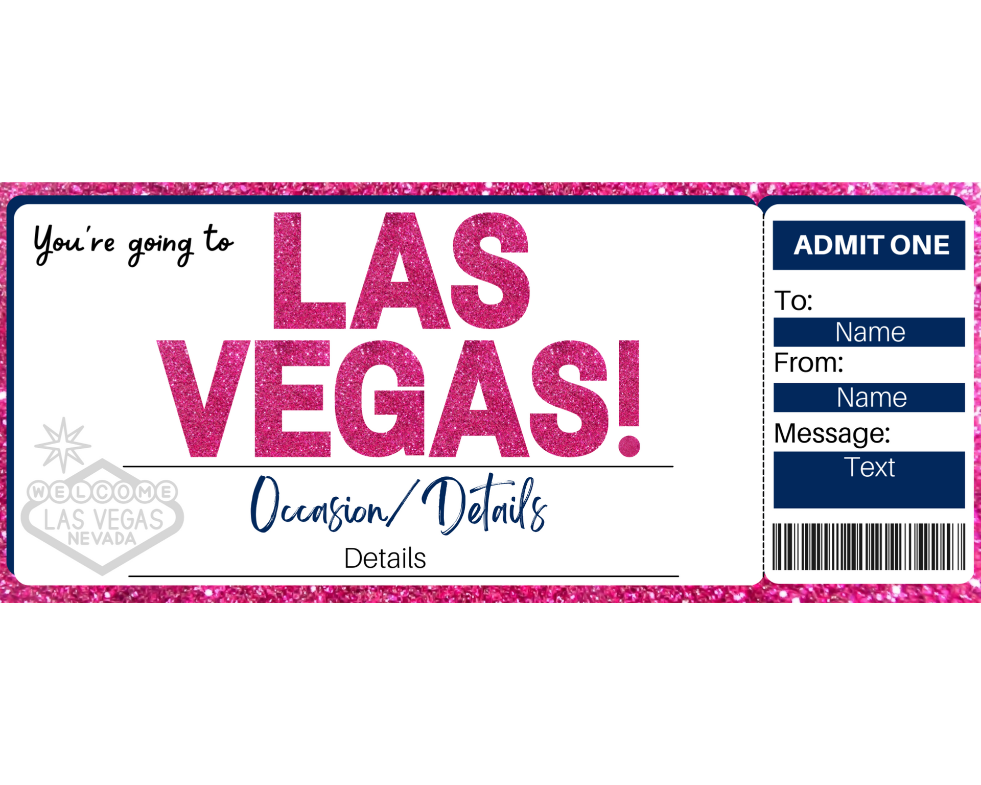 ticket to las vegas