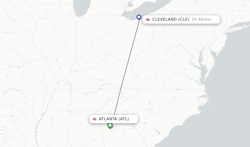 airfare from atlanta to cleveland