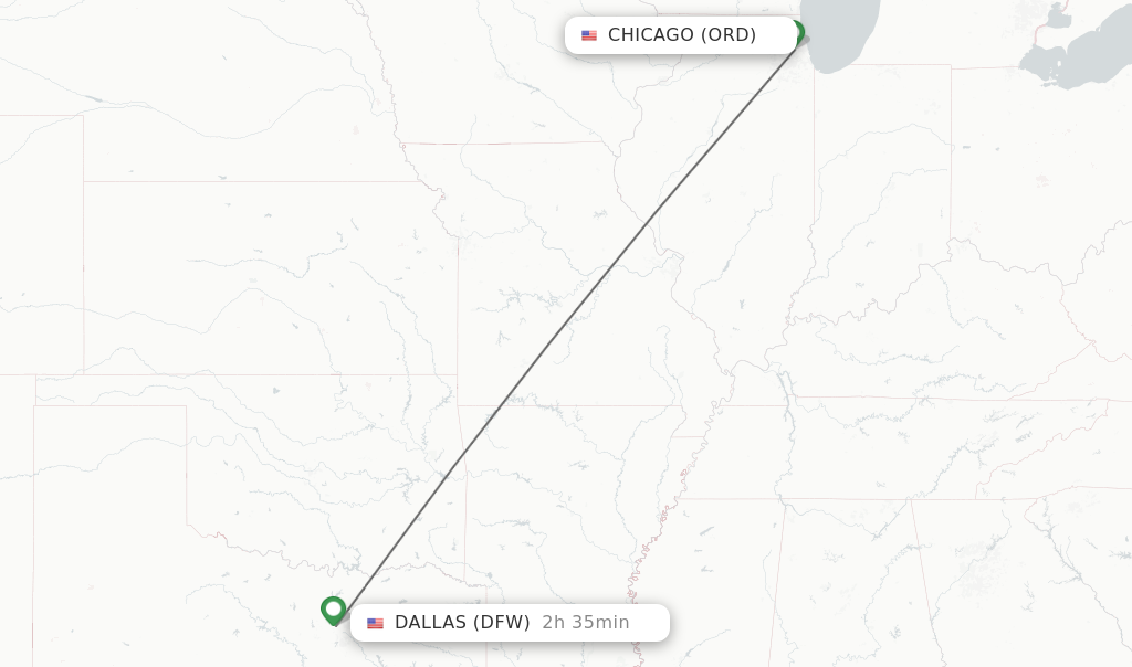 flights from chicago to dallas