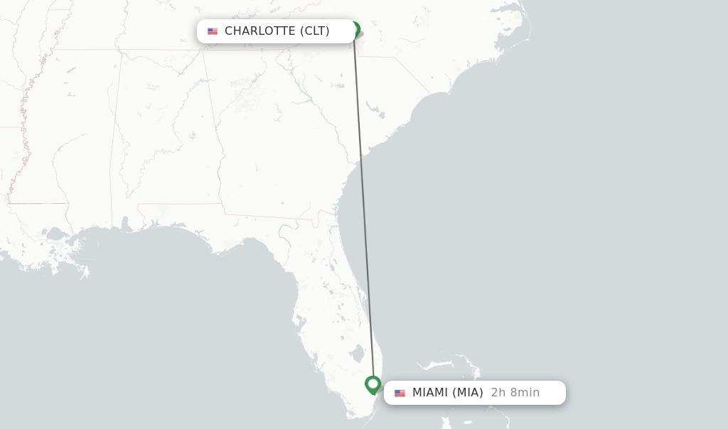 flights from charlotte to miami