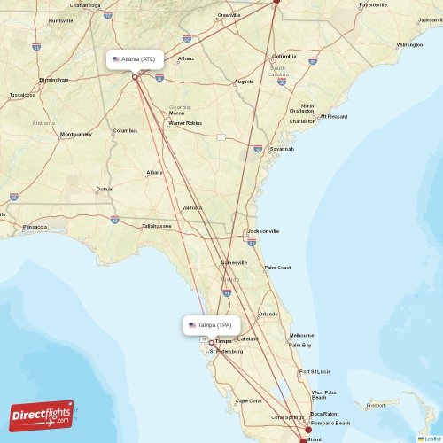 plane tickets from tampa to atlanta