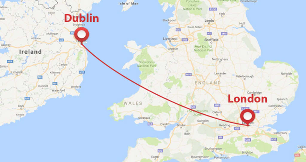 airlines to dublin from london