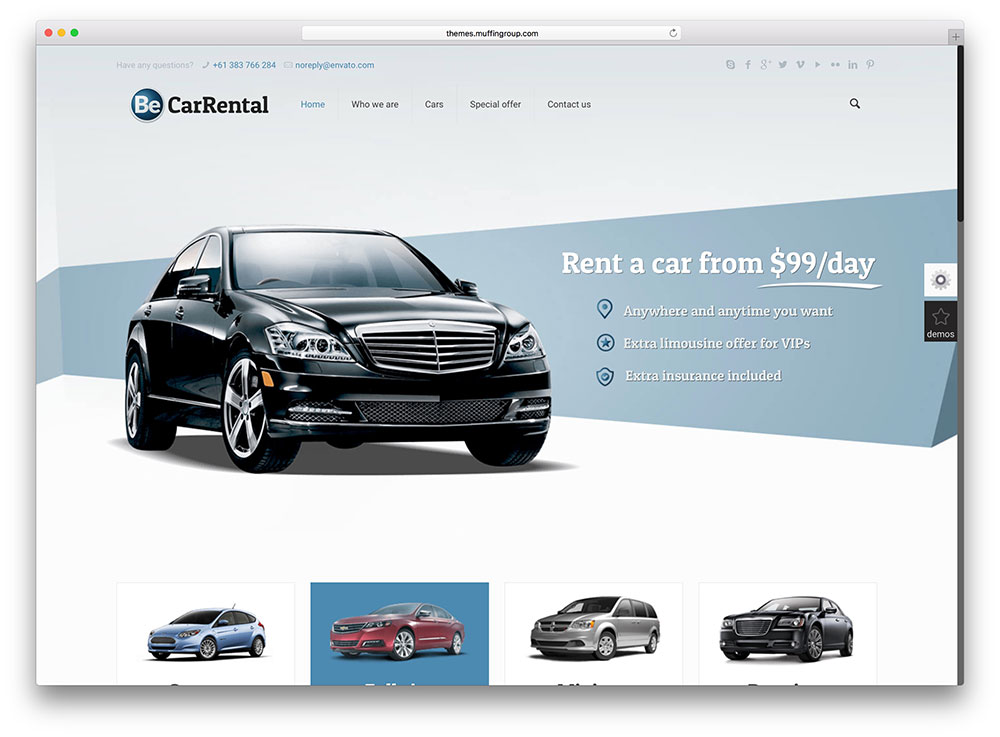 car hire sites
