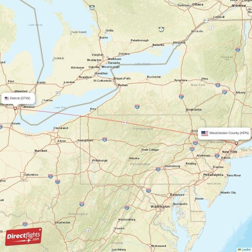 flights to detroit from new york