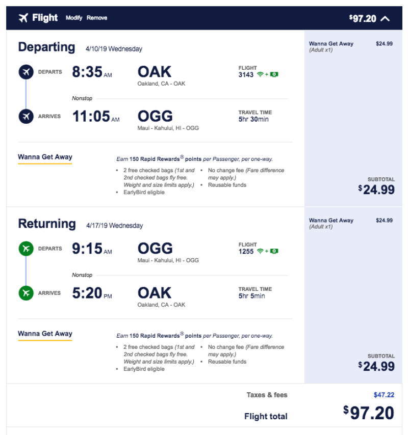 hawaii plane tickets