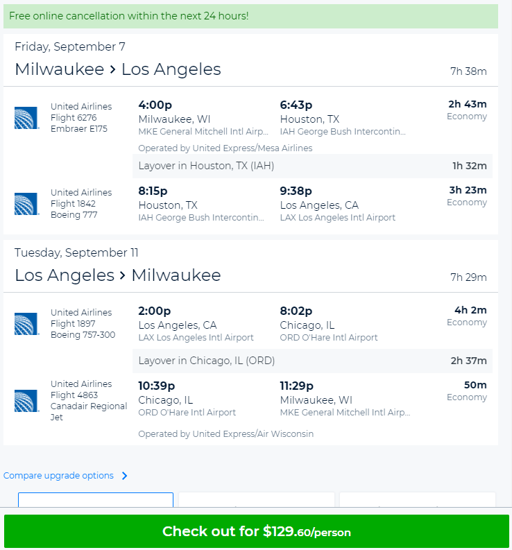 cheap flights to lax