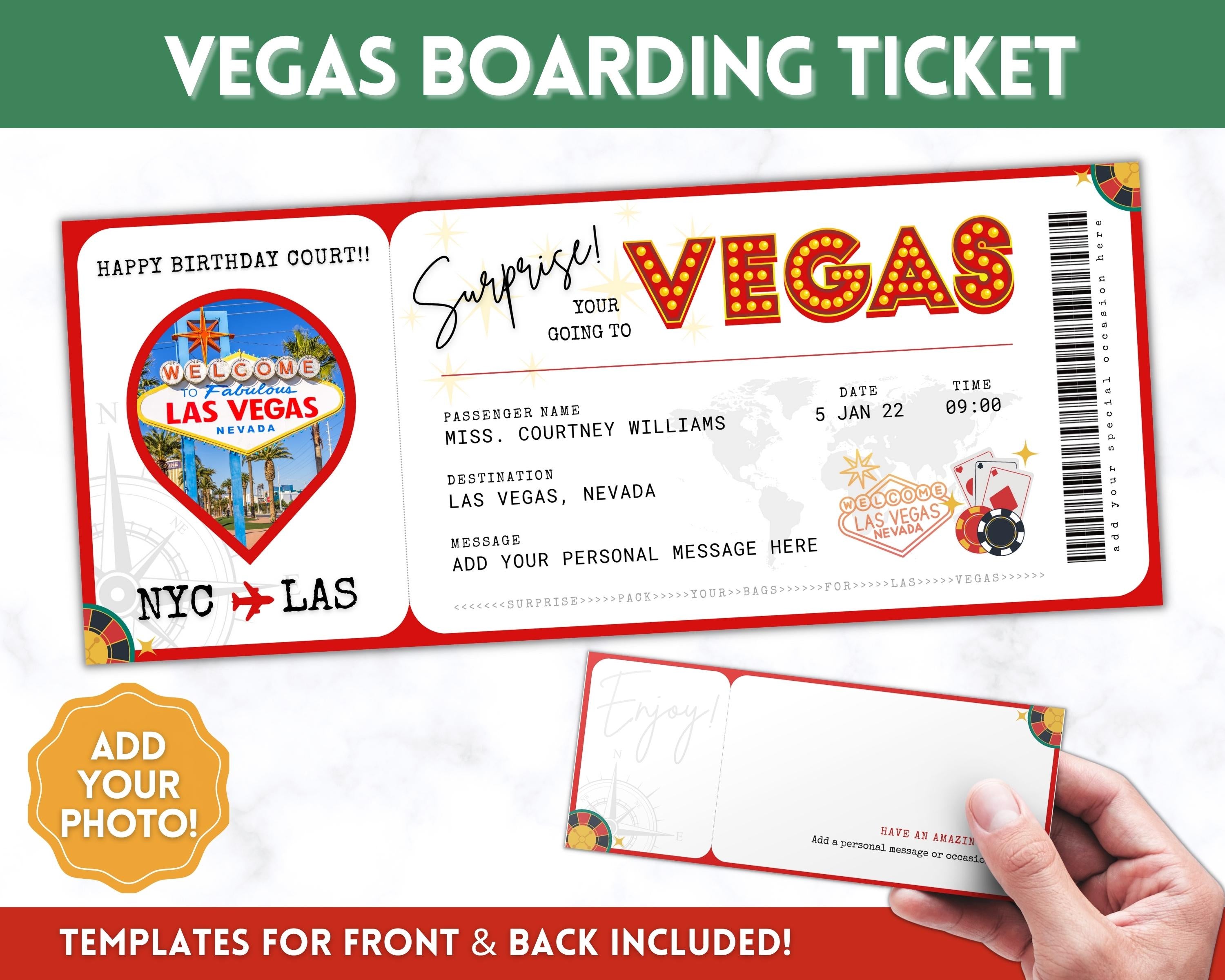 ticket to las vegas