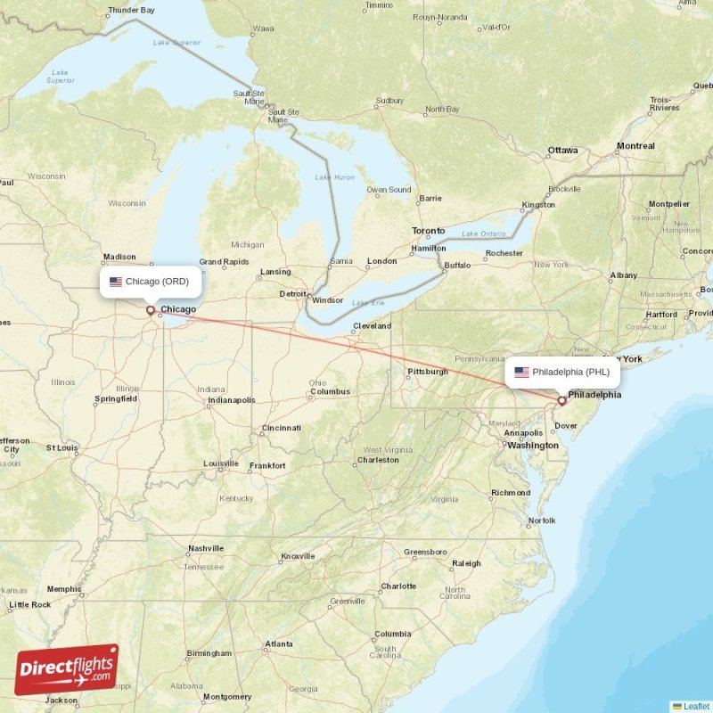 airfare philadelphia to chicago