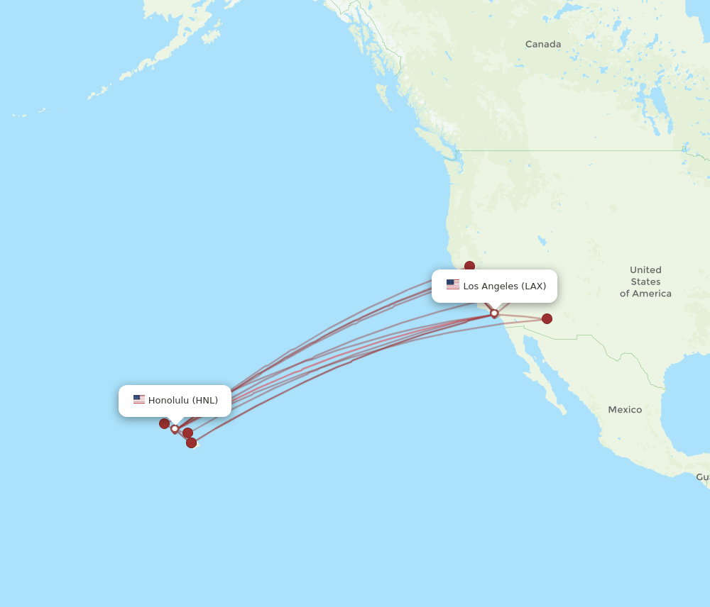 airfare from los angeles to honolulu