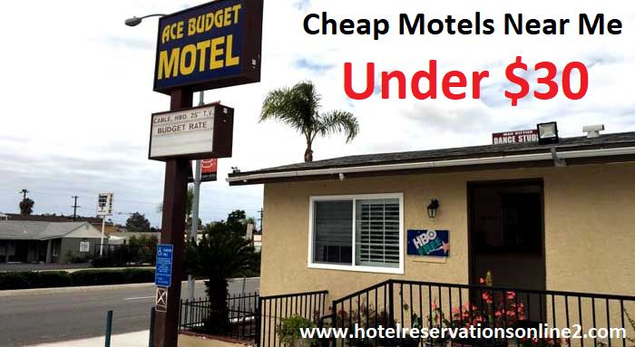 cheap motels near me