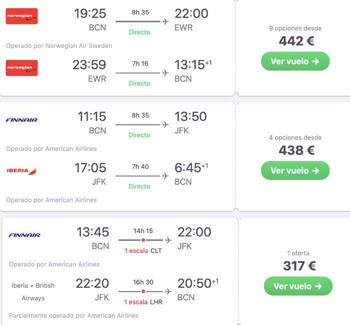 vuelos baratos new york