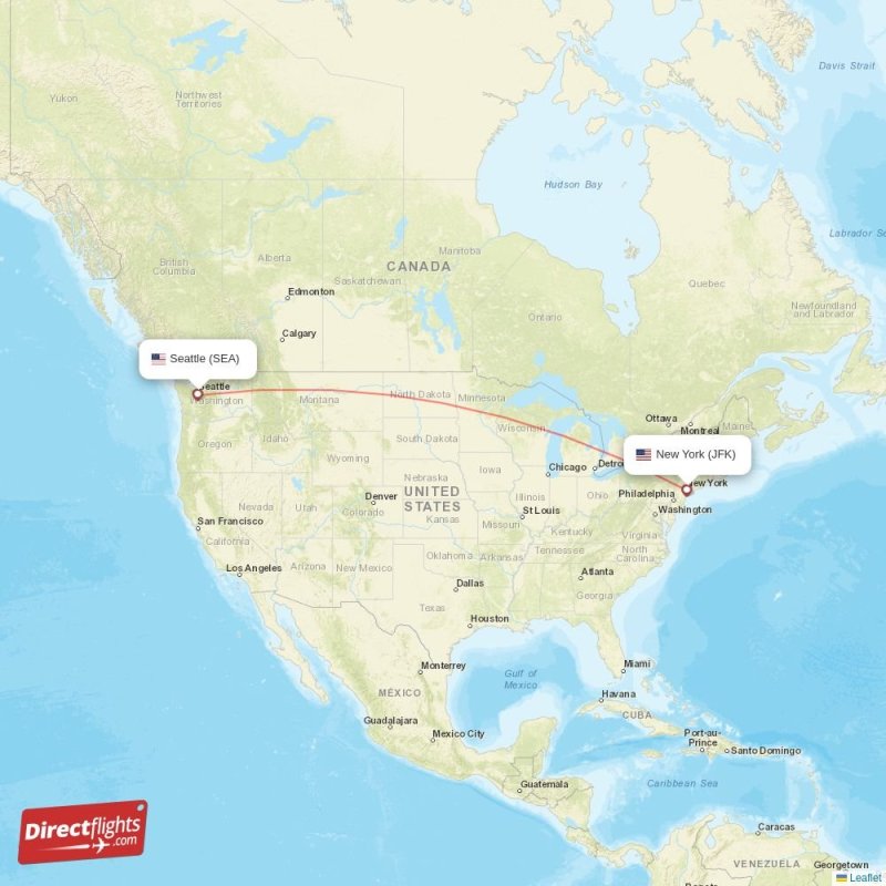 jfk airport to seattle