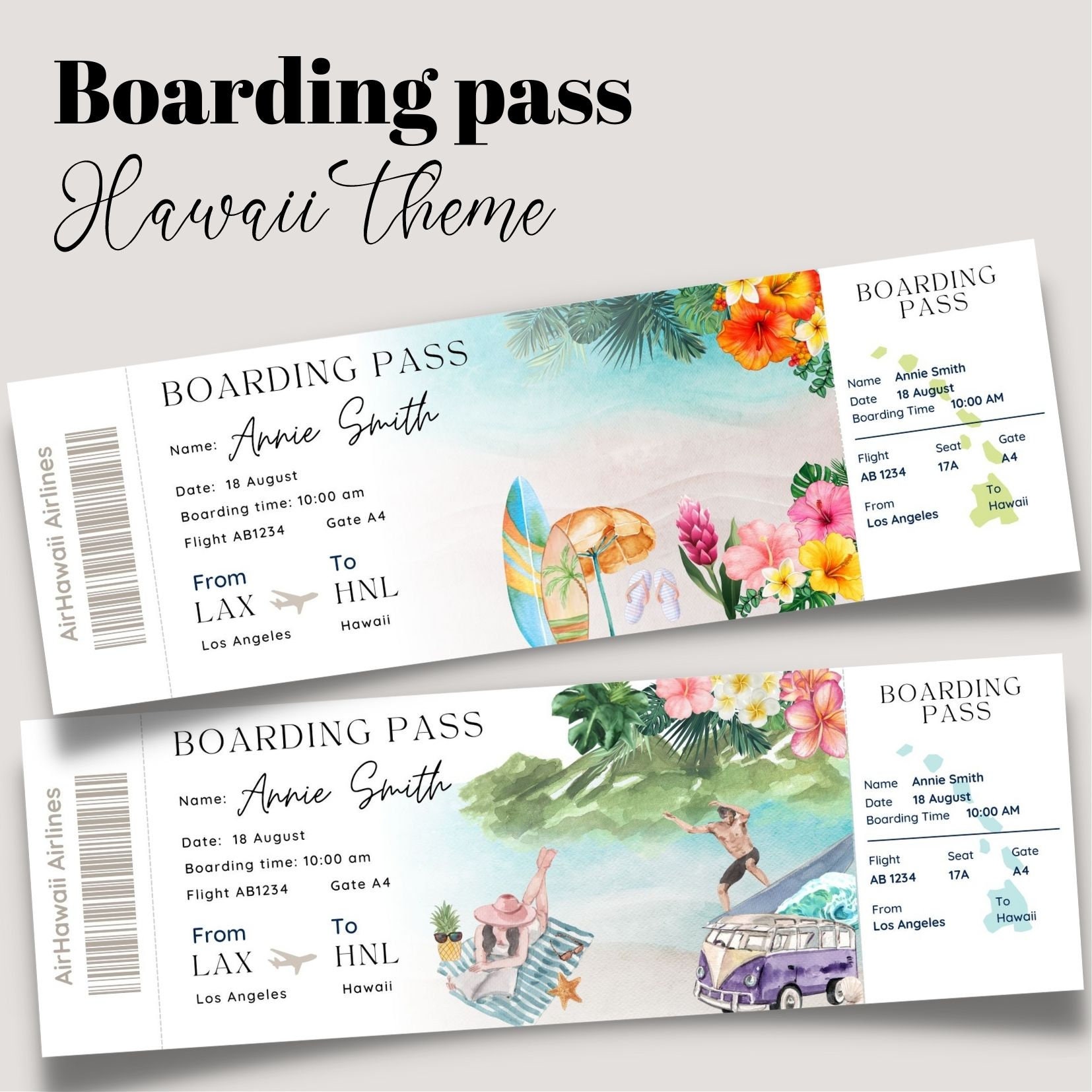hawaii plane tickets