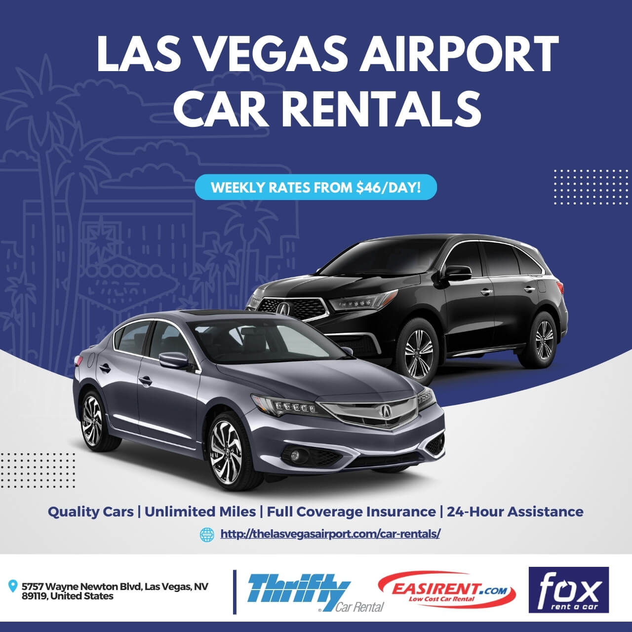 las vegas car rentals