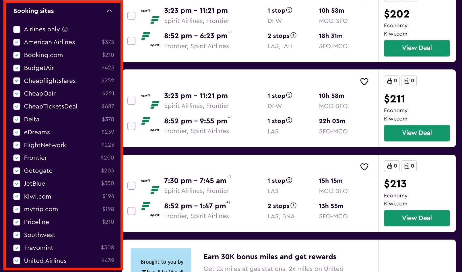 websites to book flights