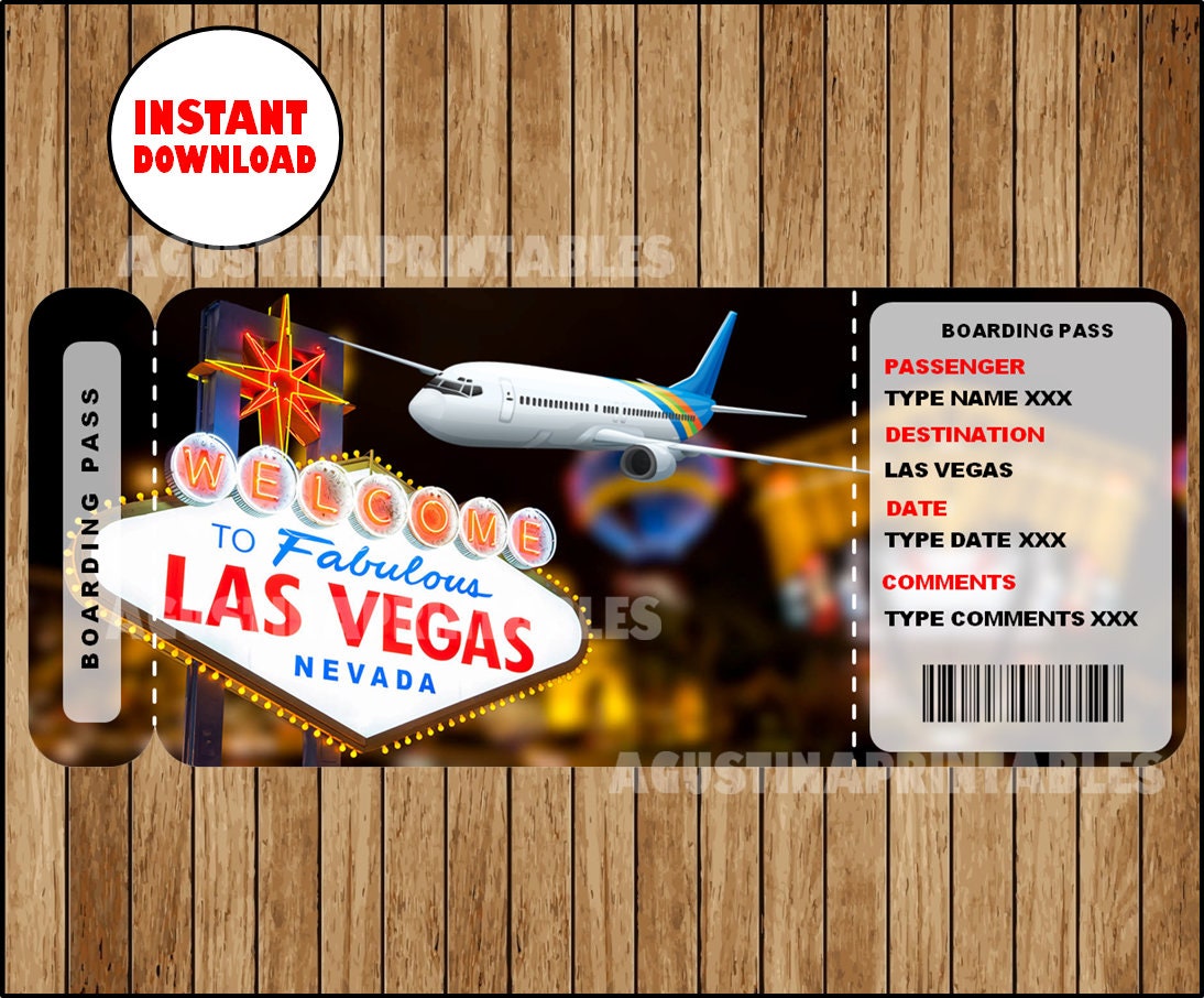 ticket to las vegas
