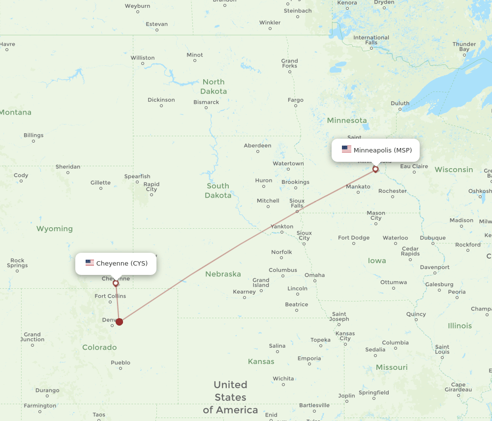 flights to cheyenne wyoming