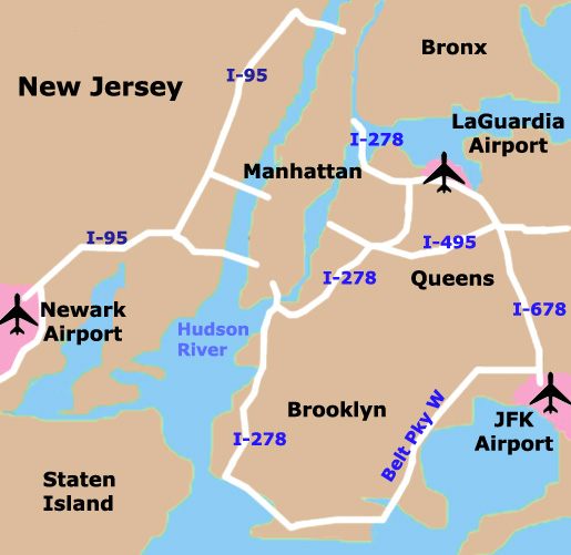 airports in nyc