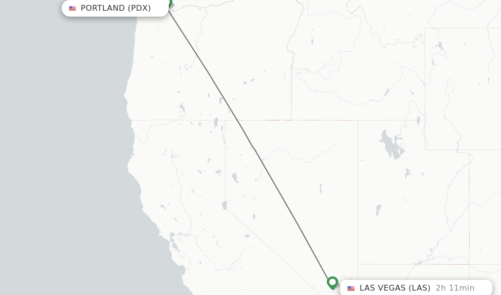 airfare to las vegas from pdx