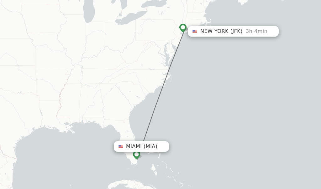 miami to nyc flights