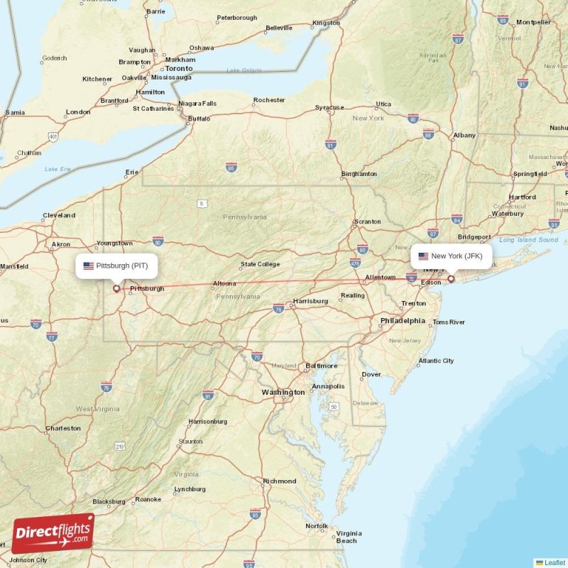 flights from nyc to pittsburgh