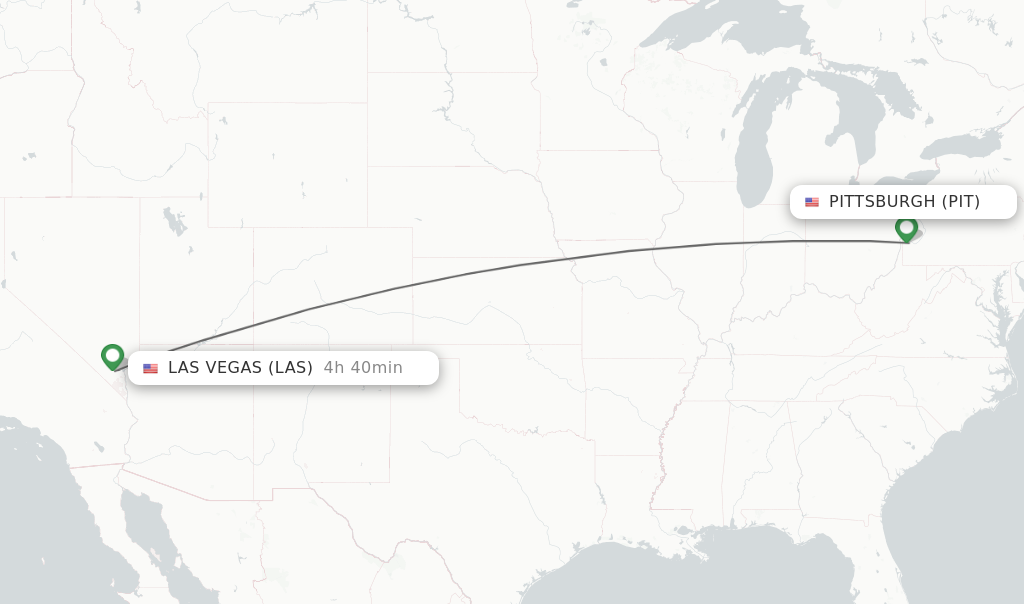 flights from pittsburgh to las vegas