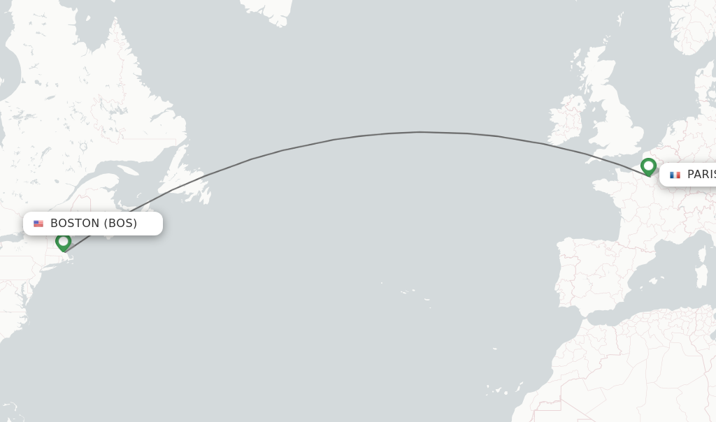 boston to paris