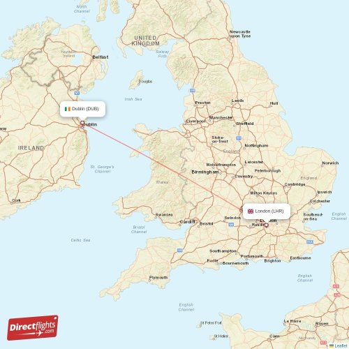airlines to dublin from london
