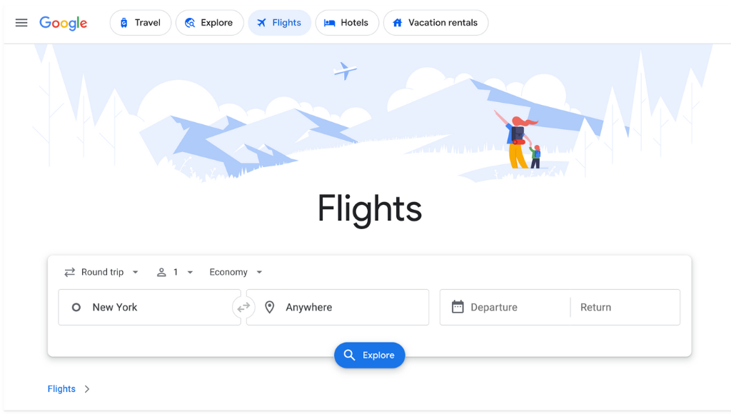 fly search engine
