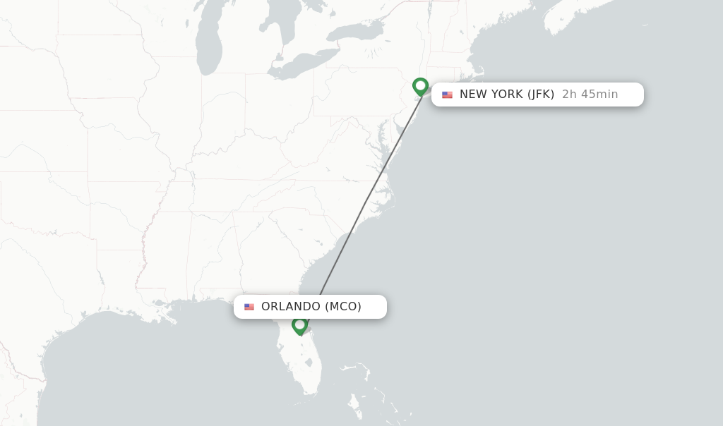 flights from nyc to orl