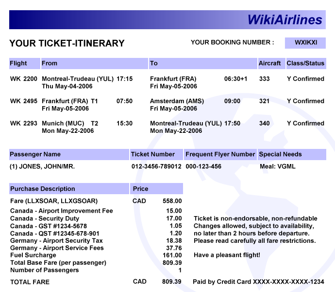 flight ticket online