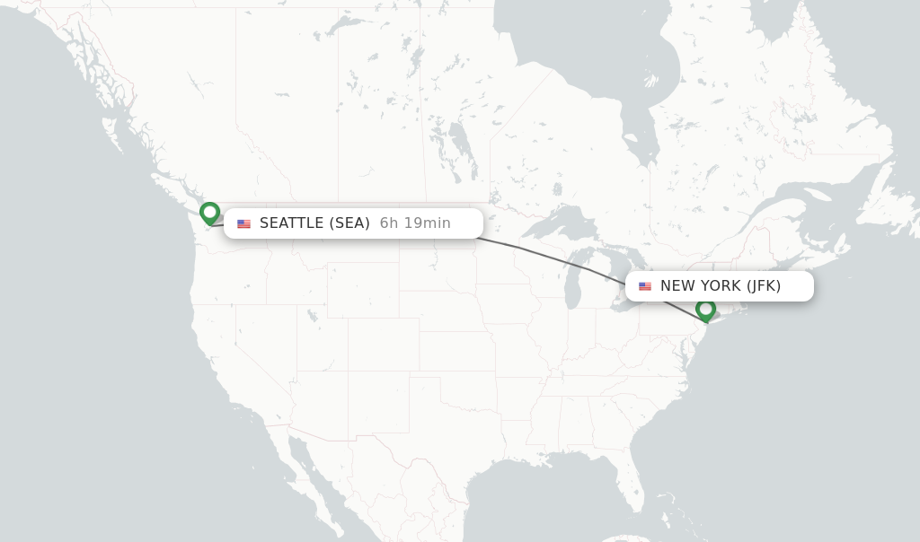 flights from new york to seattle
