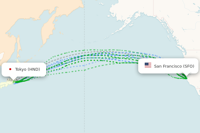 tokyo flights from sfo