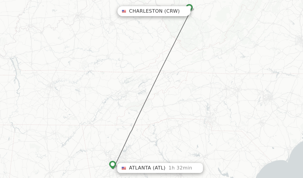 charleston to atlanta