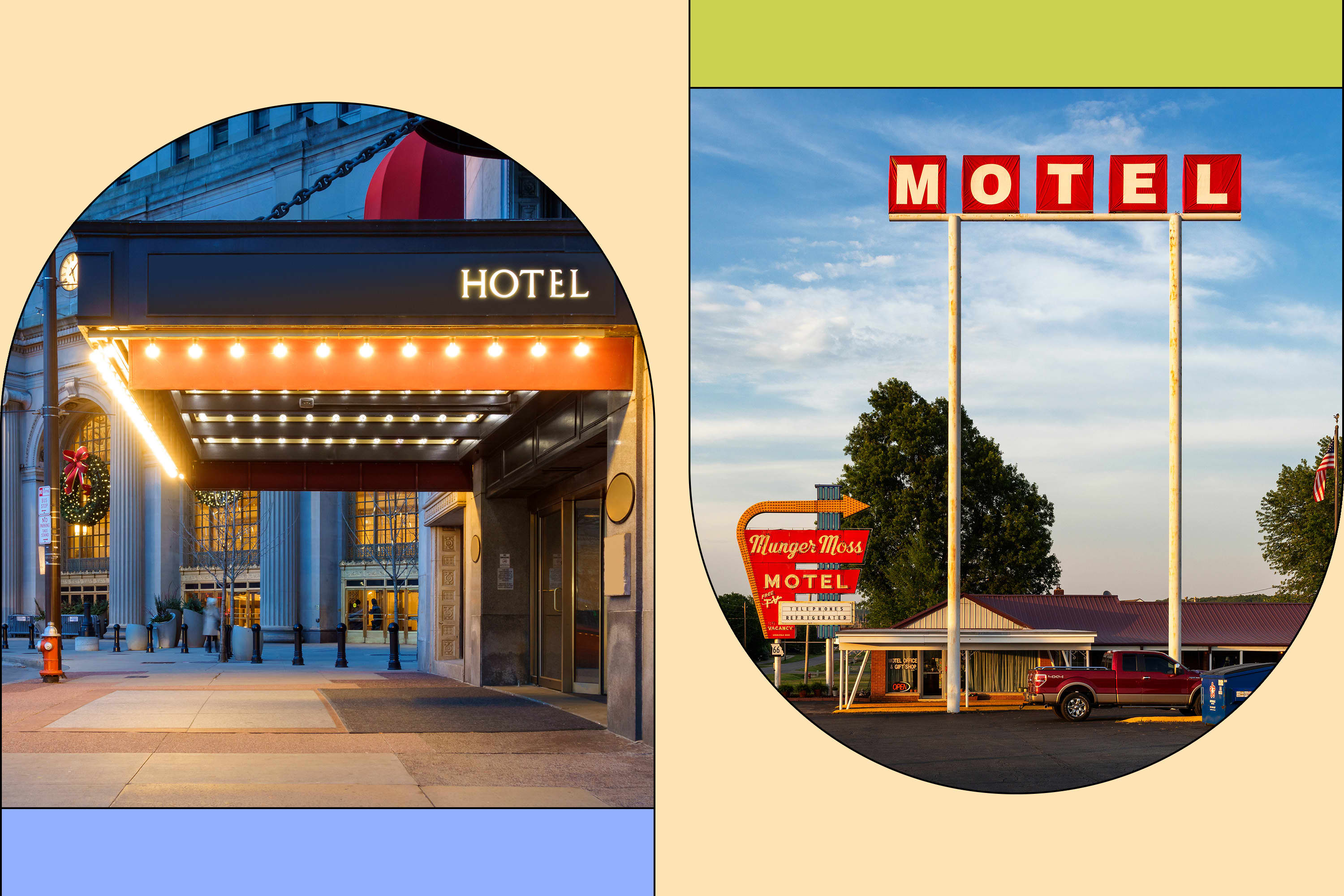 difference between a motel and a hotel