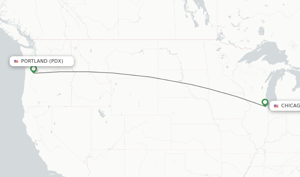 pdx to chicago o'hare