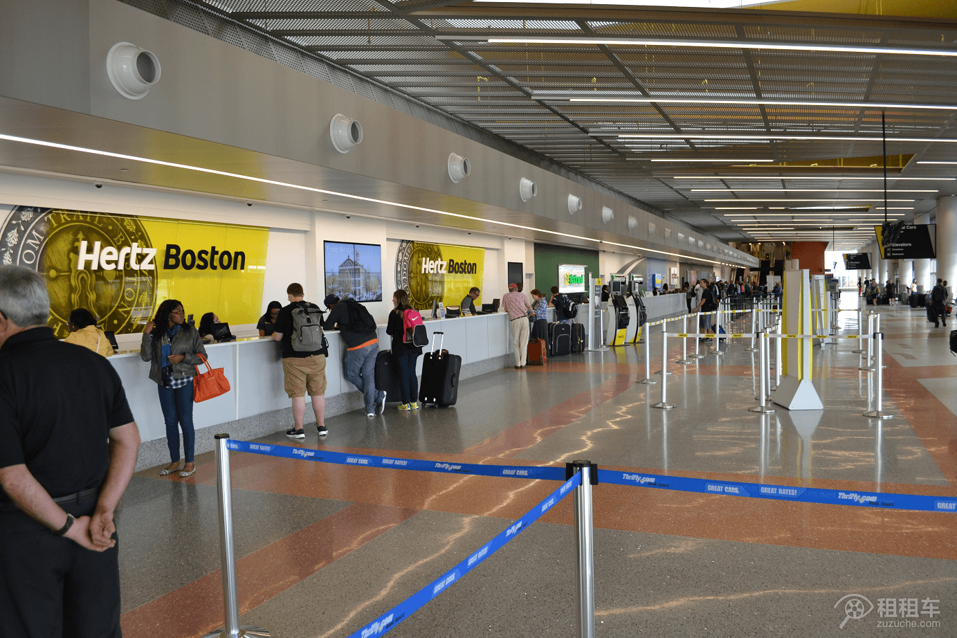car rental in bos airport