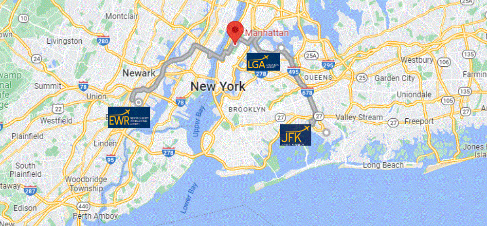 airports in nyc