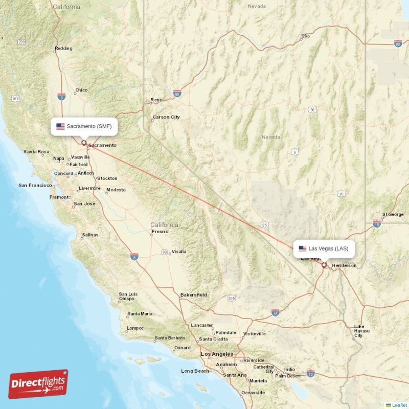 airline tickets from sacramento to las vegas