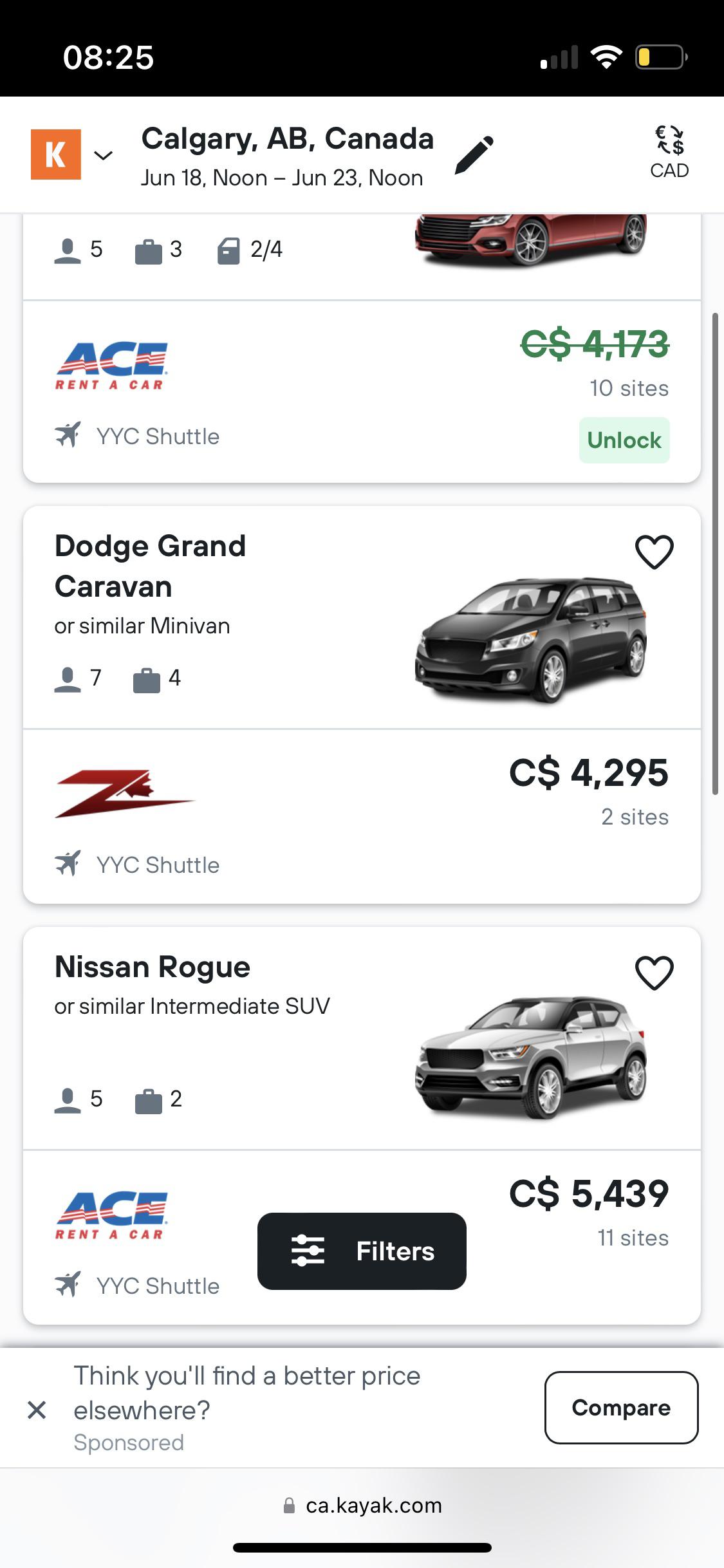 calgary canada rent a car