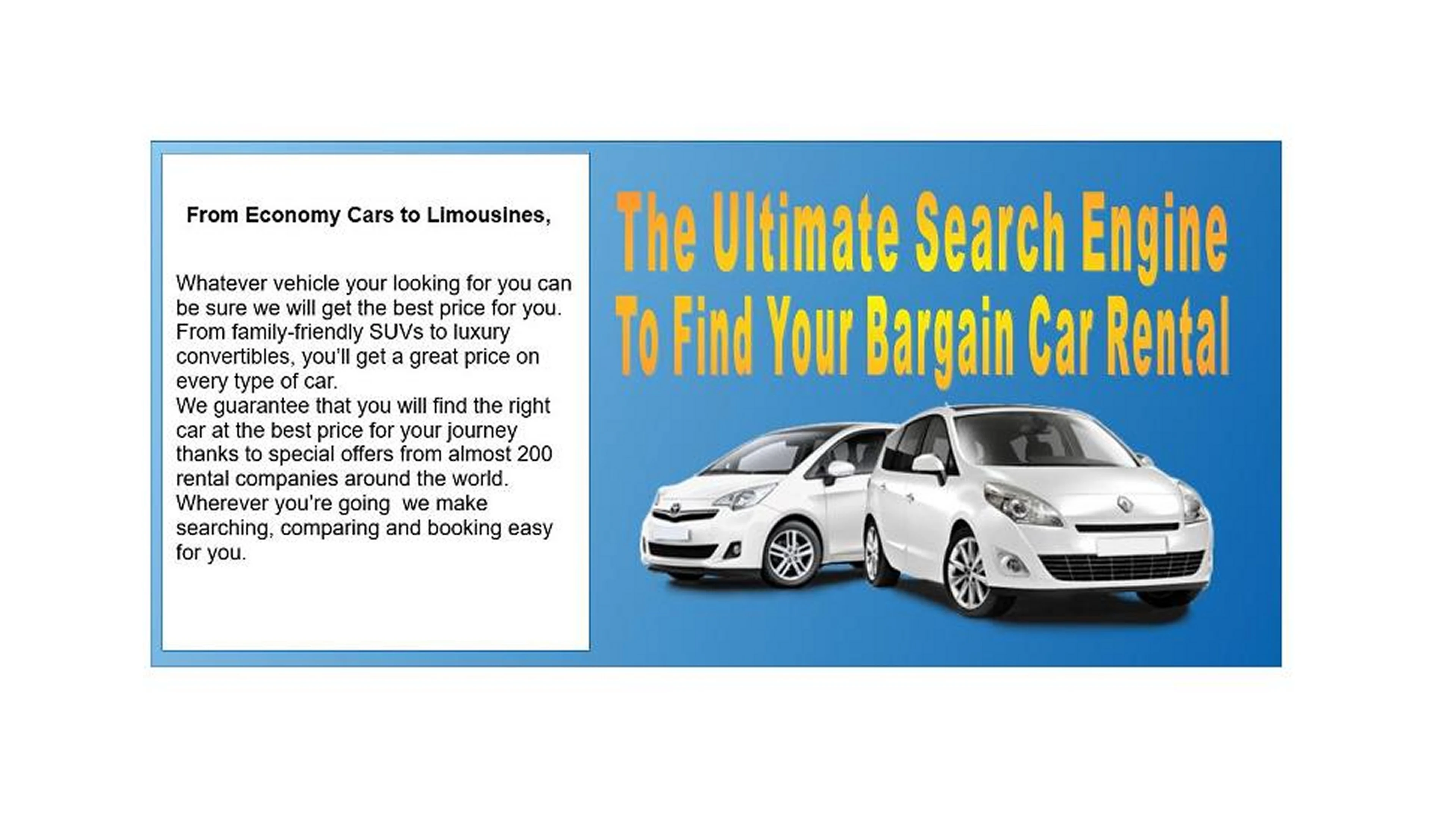 car rental search engines