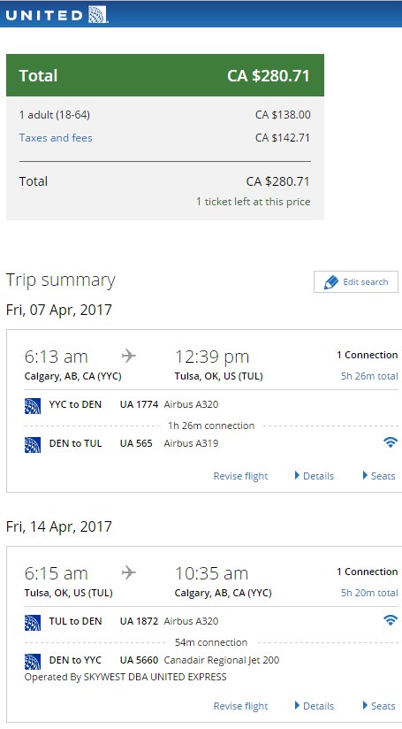 airline tickets oklahoma