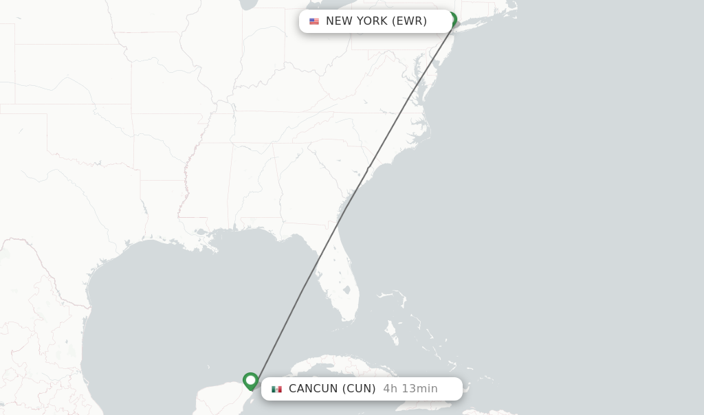 ewr to cancun