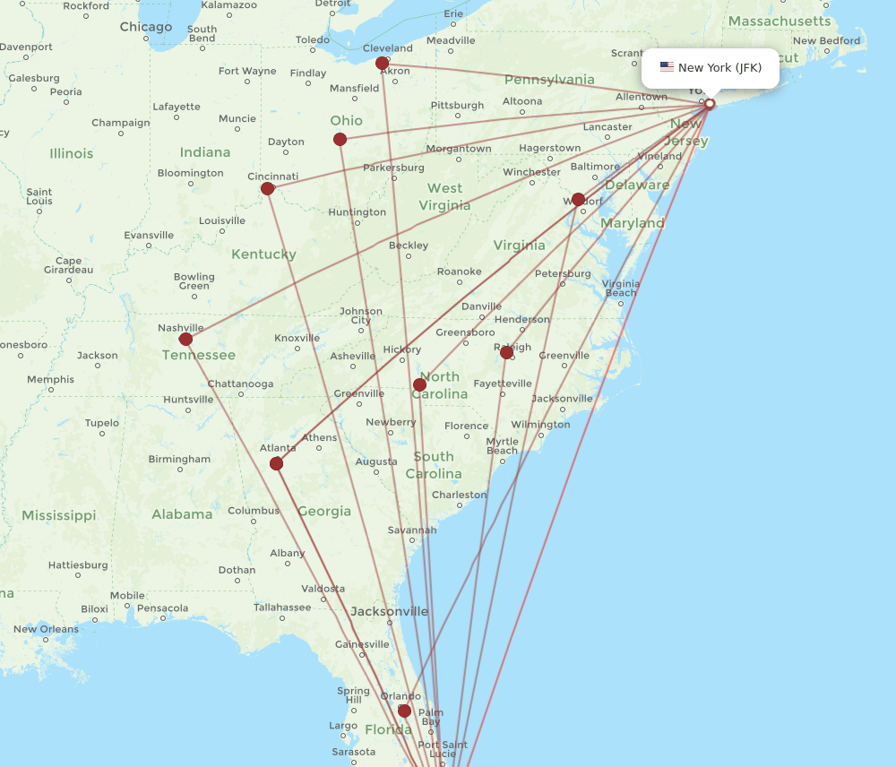 miami to nyc flights