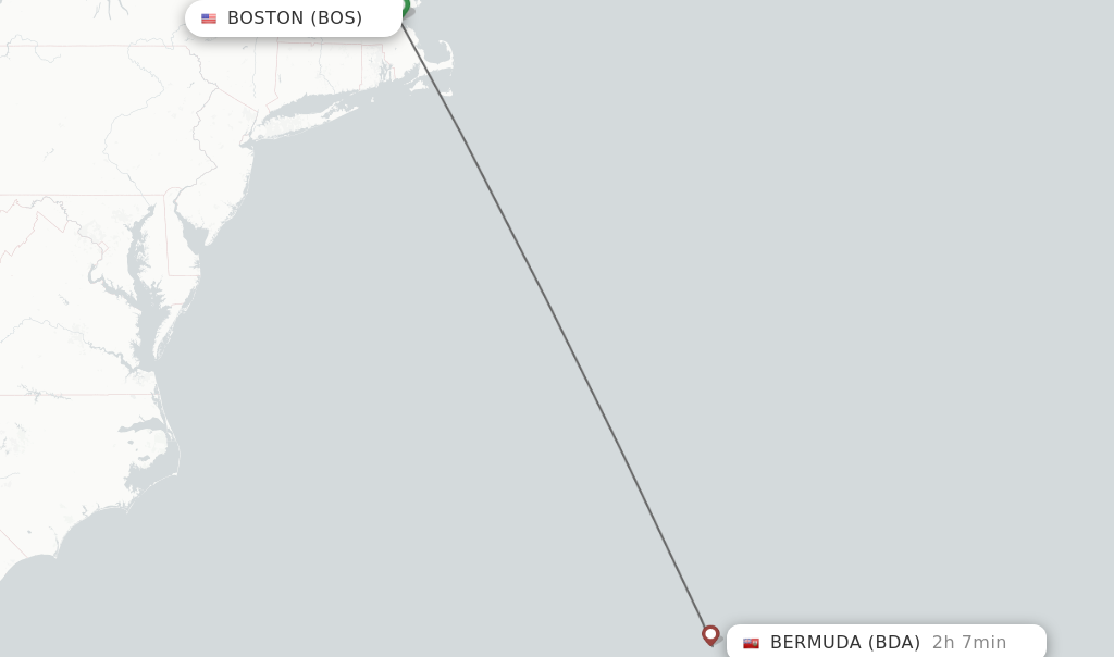 boston to bermuda flights